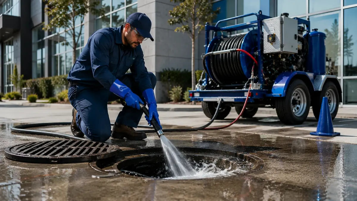 Commercial Hydro Jet Drain Cleaning in Emeryville