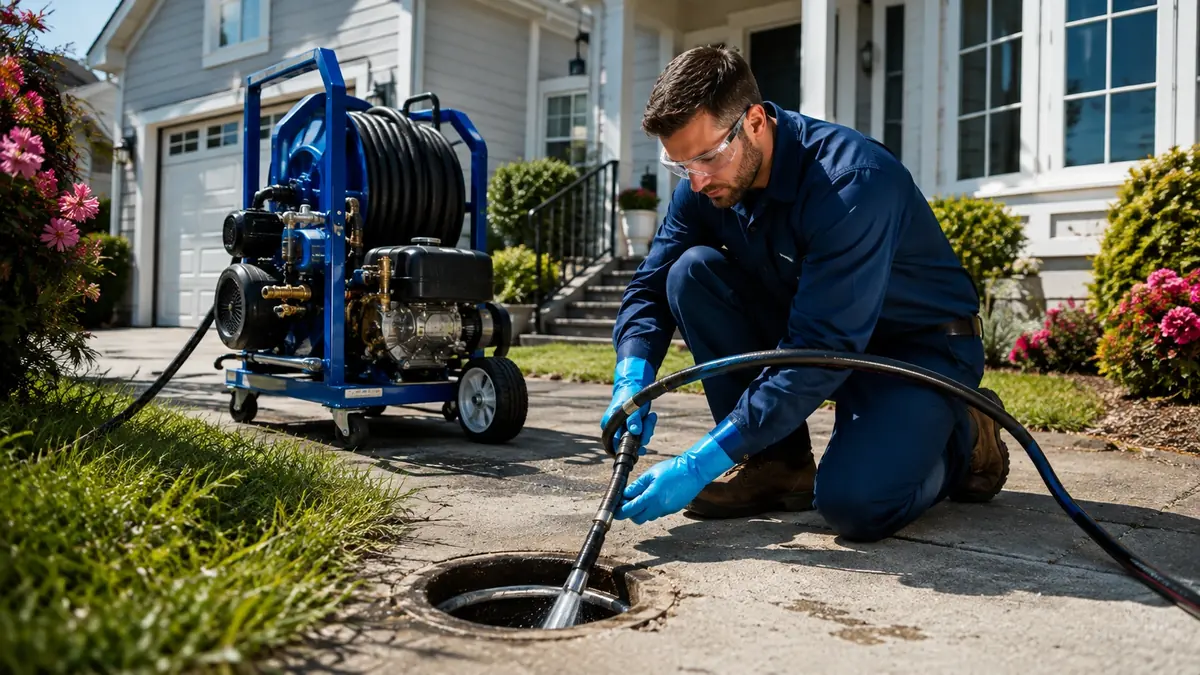 Residential Hydro Jet Drain Cleaning in Emeryville