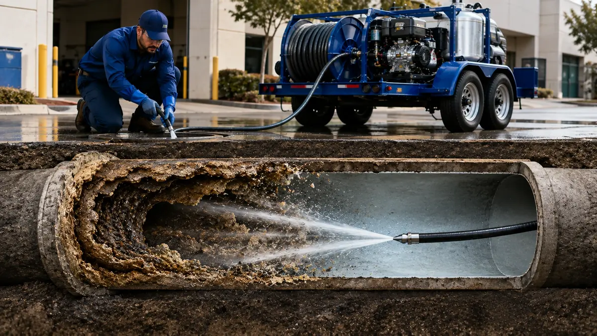 Sewer Pipe Descaling in Emeryville